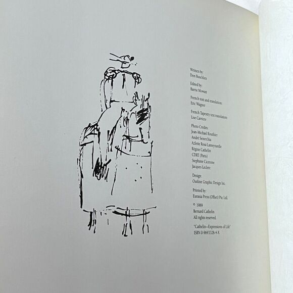 BERNARD CATHELIN EXPRESSIONS OF LIFE SIGNED ART BOOK - Picture 6 of 6